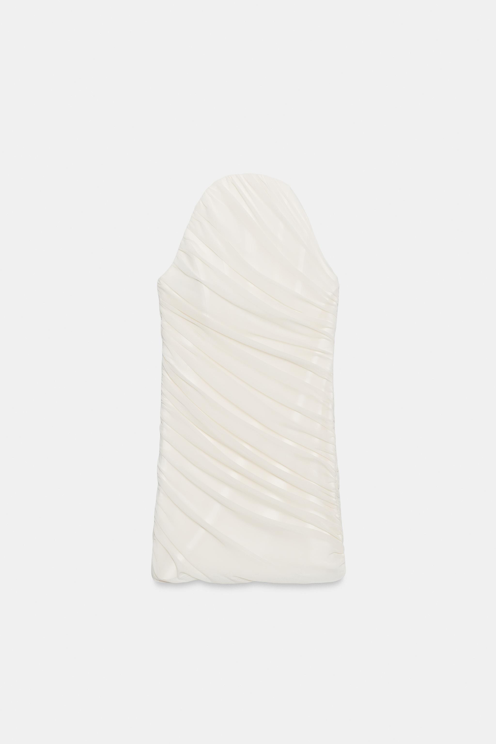 COMBINATION TULLE MINI DRESS | Zara US