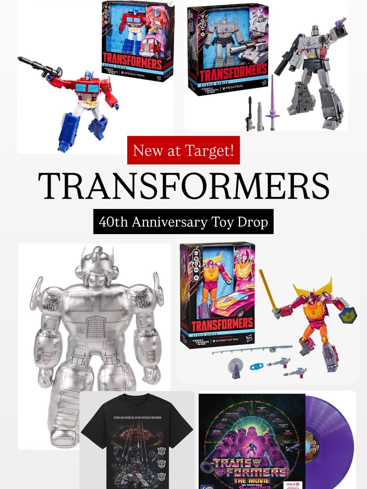 #ad Target just brought back ALL the nostalgia 💥🤖🚗⚙️ And now my kids are just as obsessed with Transformers as we were! These Target-exclusive figures actually transform from robot to vehicle, plus there’s a whole 40th Anniversary collection to shop. 🥹 Head to Target on your next run to check it all out!  #targetpartner @target @transformersofficial    

 #LTKmomlife #LTKKids