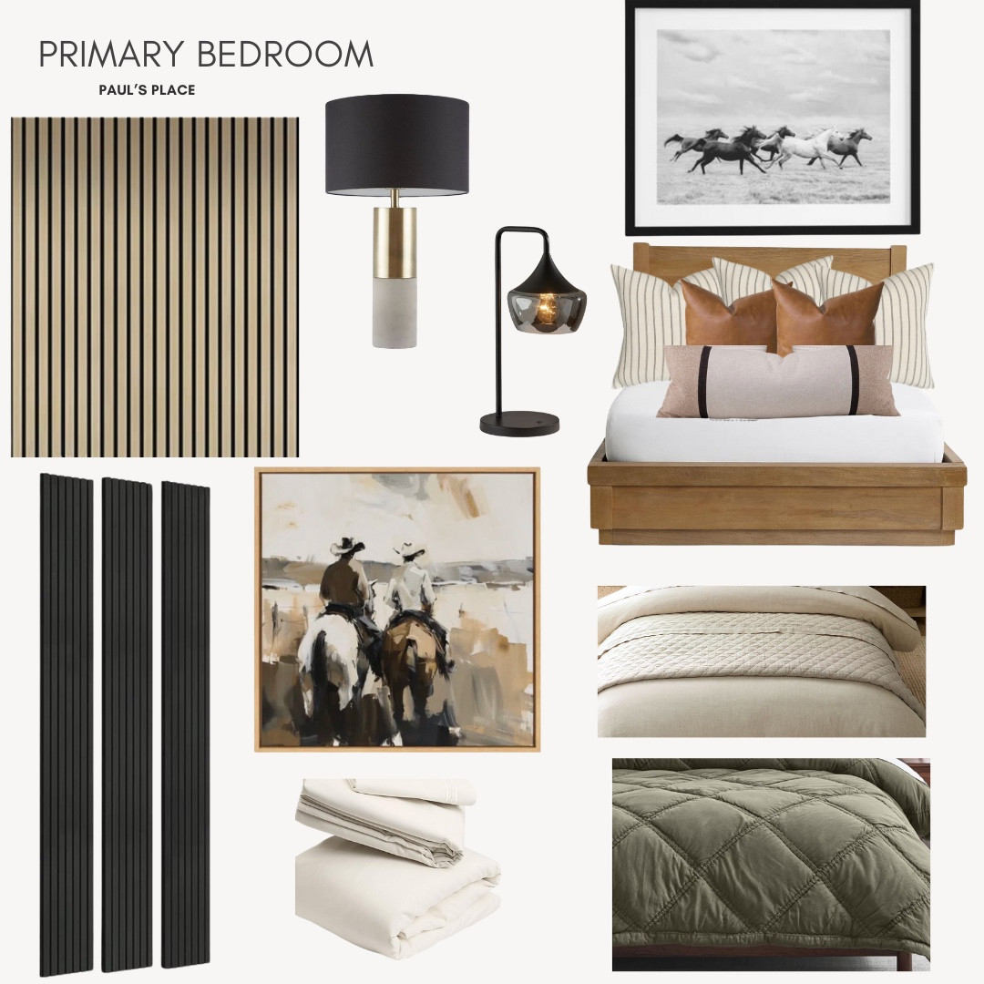 Moody + Masculine Primary bedroom. 

#LTKHome