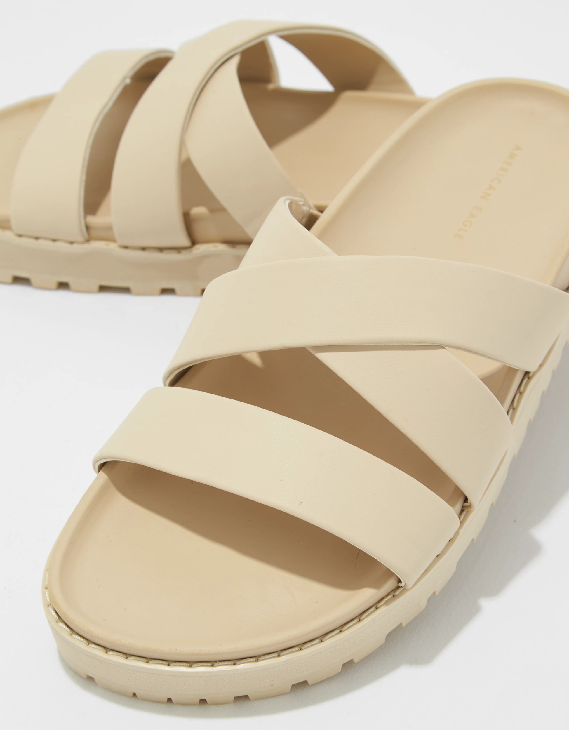 AE Strappy Chunky Slide Sandal | American Eagle Outfitters (US & CA)