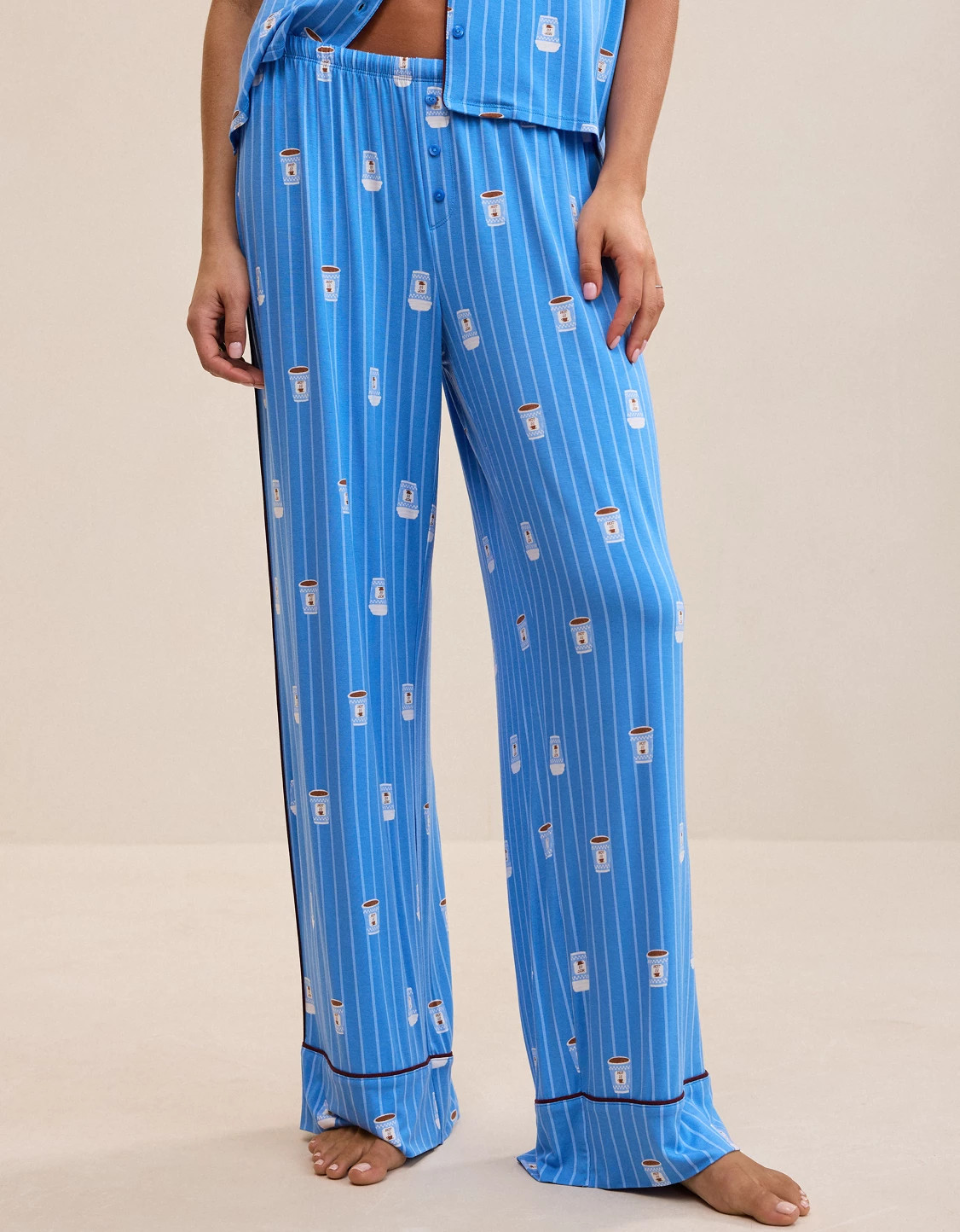 OVERSLEPT by Aerie Real Soft® Piping PJ Pant | Aerie