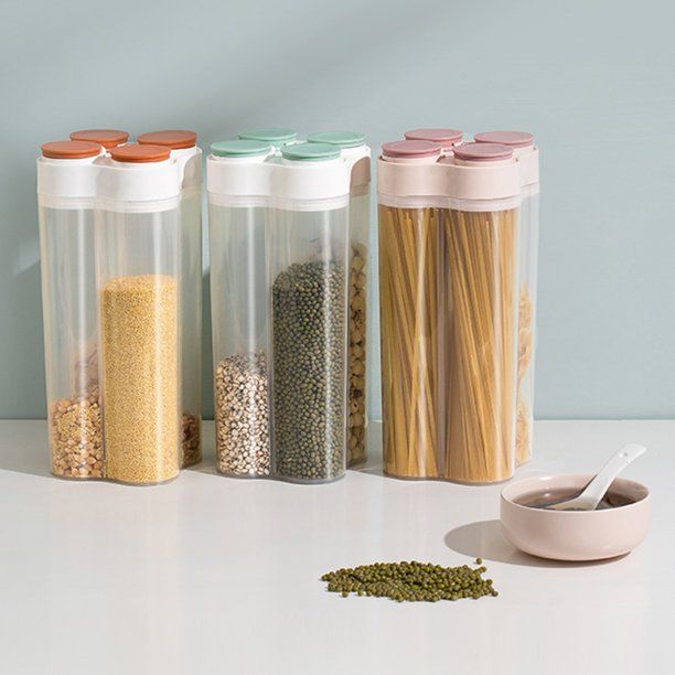 Grain Storage Tank Lightweight Convenient Stable Dried Food Cereal Flour Pasta Storage Dispenser ... | Walmart (US)