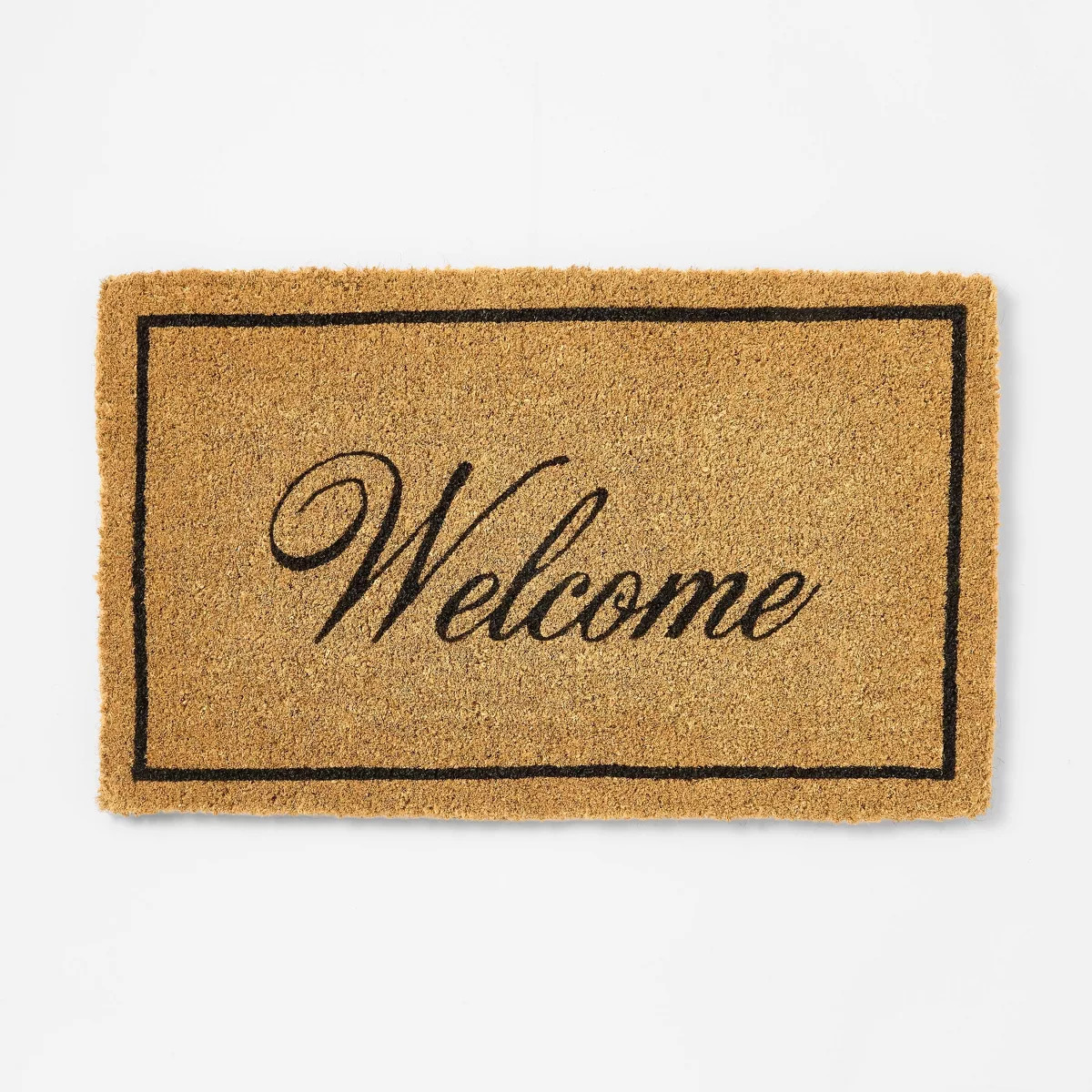 1'6"x2'6" 'Welcome' Coir Doormat Natural - Threshold™ designed with Studio McGee | Target