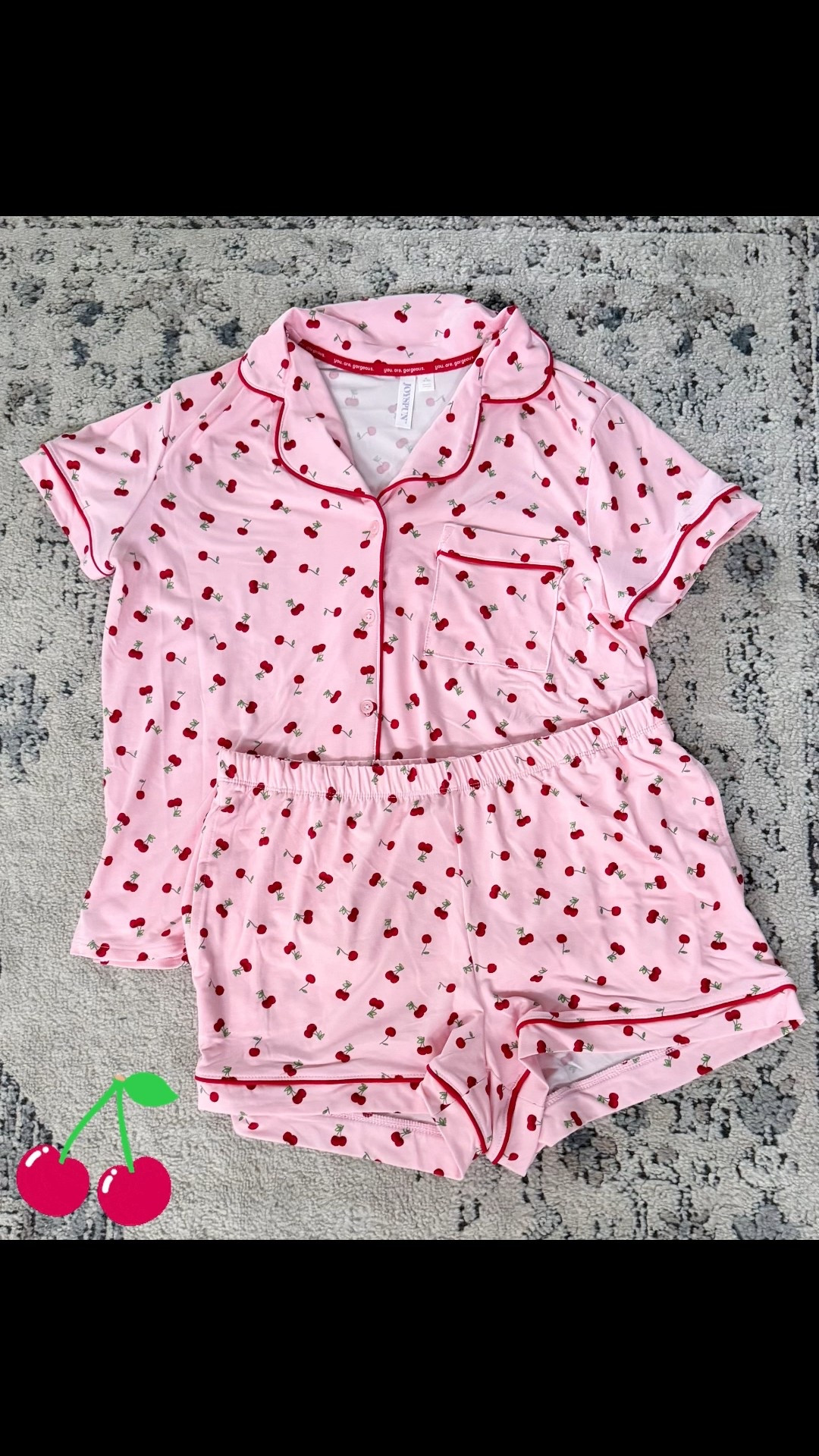 
I love the cherry pattern pajamas so much I HAD to get them in short sleeves, too! 


#LTKFindsUnder50 #LTKStyleTip #LTKOver40