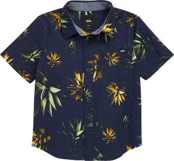 Kids' Azulvera Short Sleeve Button-Up Shirt | Nordstrom