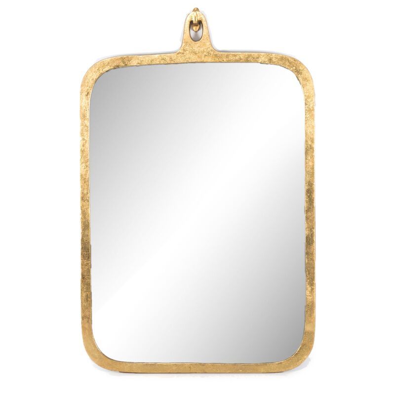 Zane Gold Leaf Mirror, Gold Leaf | One Kings Lane