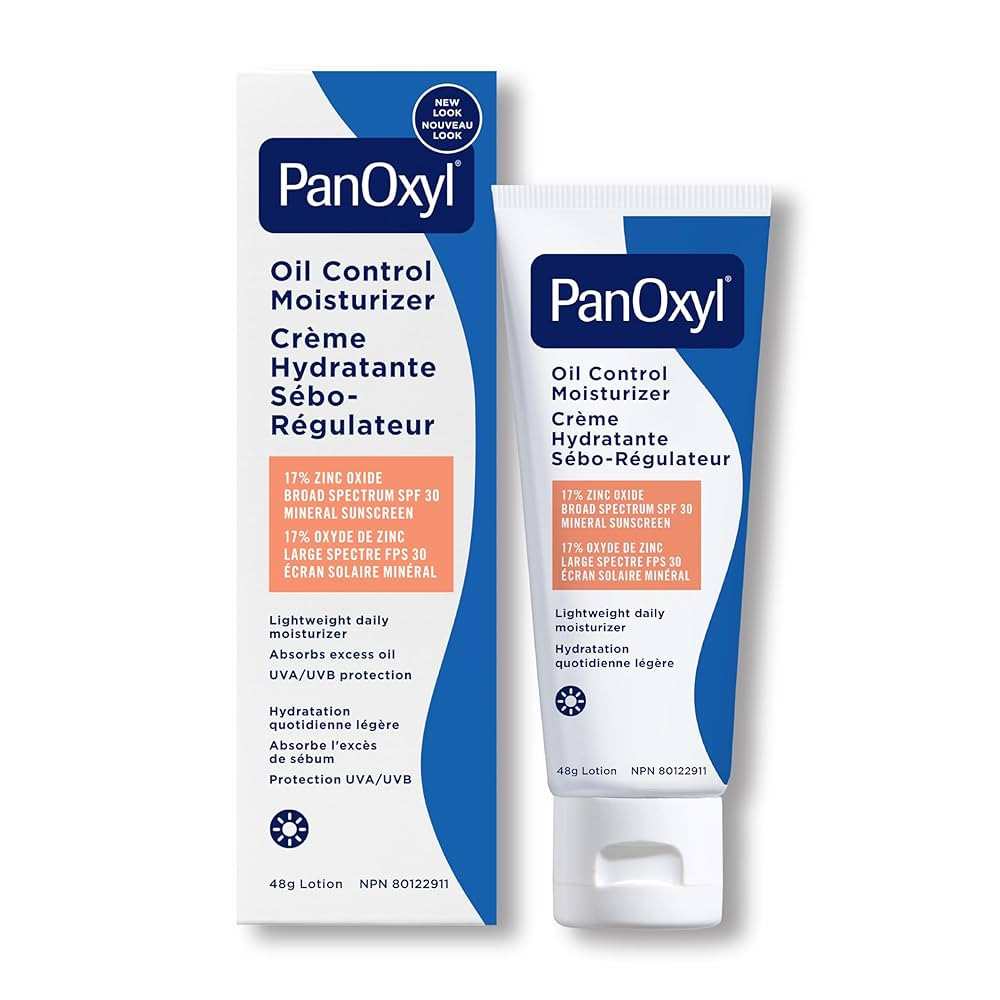 PanOxyl Oil Control Moisturizer SPF 30, Mineral Sunscreen, Daily Moisturizer Recommended by U.S. ... | Amazon (CA)