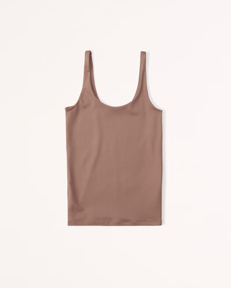 Sleek Seamless Tuckable Scoopneck Cami | Abercrombie & Fitch (US)