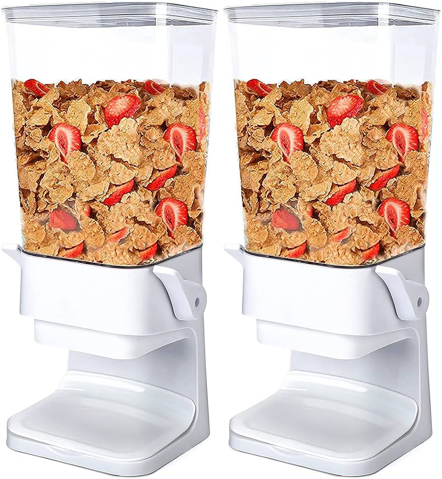 Conworld Cereal Dispenser, Cereal Containers Storage, Big Cereal Dispenser Countertop - Not Easy ... | Amazon (US)