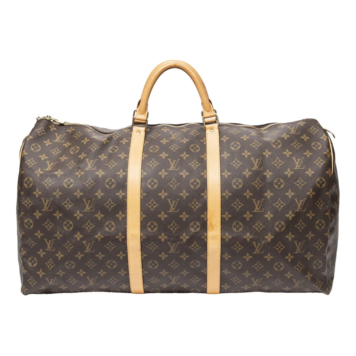 Louis Vuitton Borsa da viaggio Keepall in Pelle | Vestiaire Collective (Global)