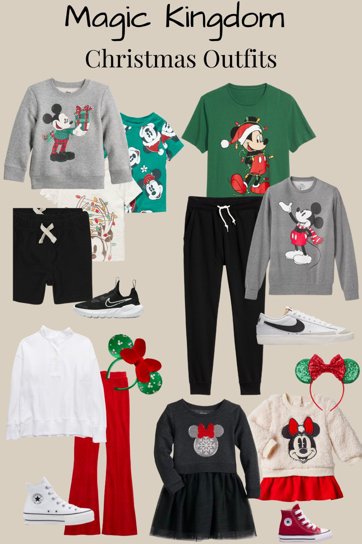 Disney world, magic kingdom outfits, Christmas Disney, Disney outfits, Epcot outfits, animal kingdom outfits, Disneyland outfits, Disneyland Christmas,  Hollywood studios, 

#LTKHoliday #LTKfamily #LTKkids