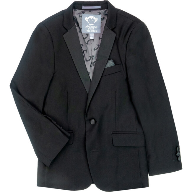 Appaman | Tuxedo Suit Jacket, Black (Multicolor, Size 8) | Maisonette | Maisonette