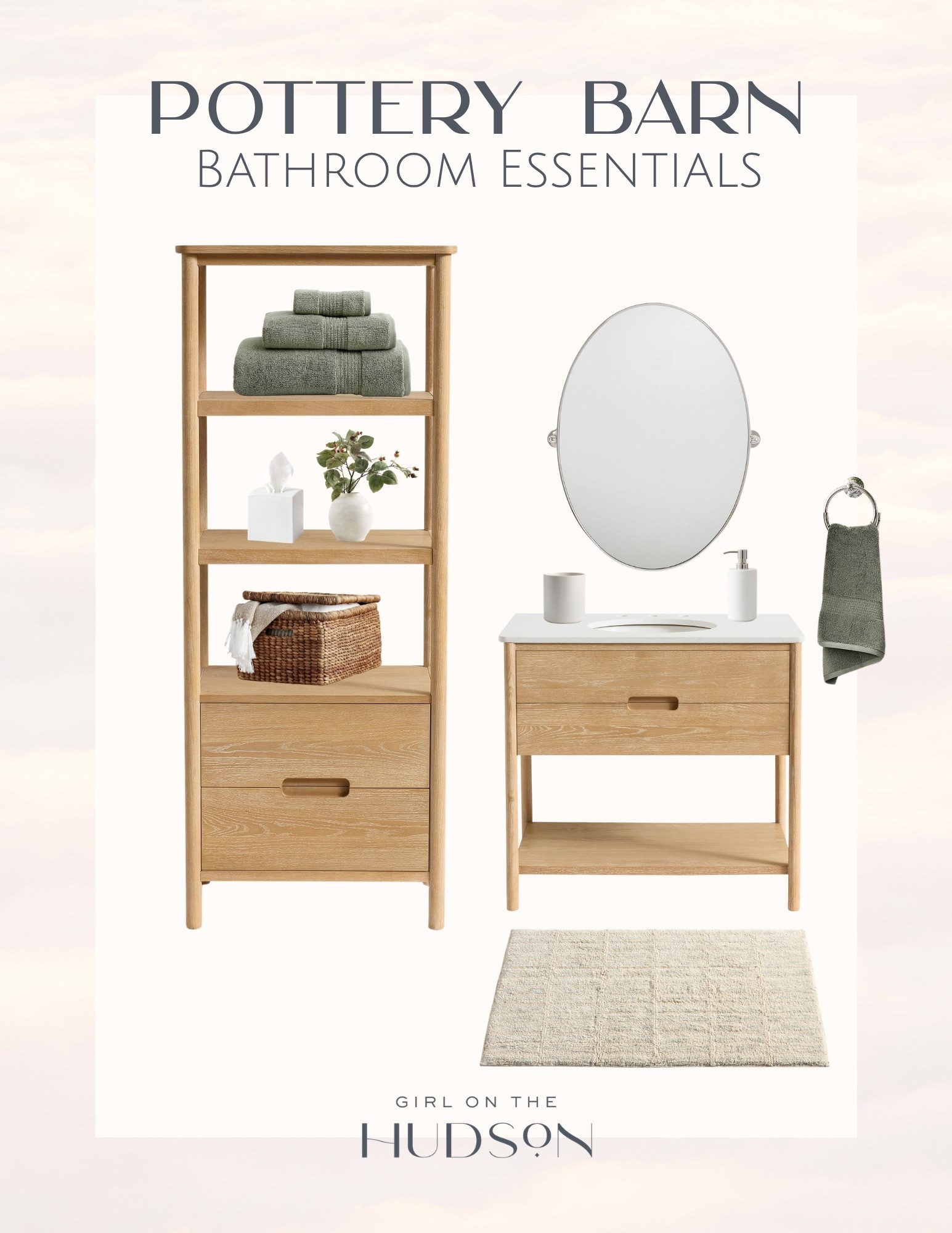 These Pottery Barn bathroom pieces are such a great foundation for creating a space that feels clean, warm, and functional. The wood tones bring in natural texture, while the simple storage and classic shapes make everything feel easy to mix into an everyday routine. It’s one of those collections that helps a bathroom feel organized and elevated without trying too hard.

pottery barn bathroom, pottery barn vanity, bathroom storage ideas, wood bathroom furniture, neutral bathroom decor, bathroom organization solutions, classic bathroom design, bathroom shelf styling, cozy bathroom details, pottery barn home, elevated bathroom essentials girlonthehudson

#LTKSeasonal #LTKdayinmylife #LTKHome