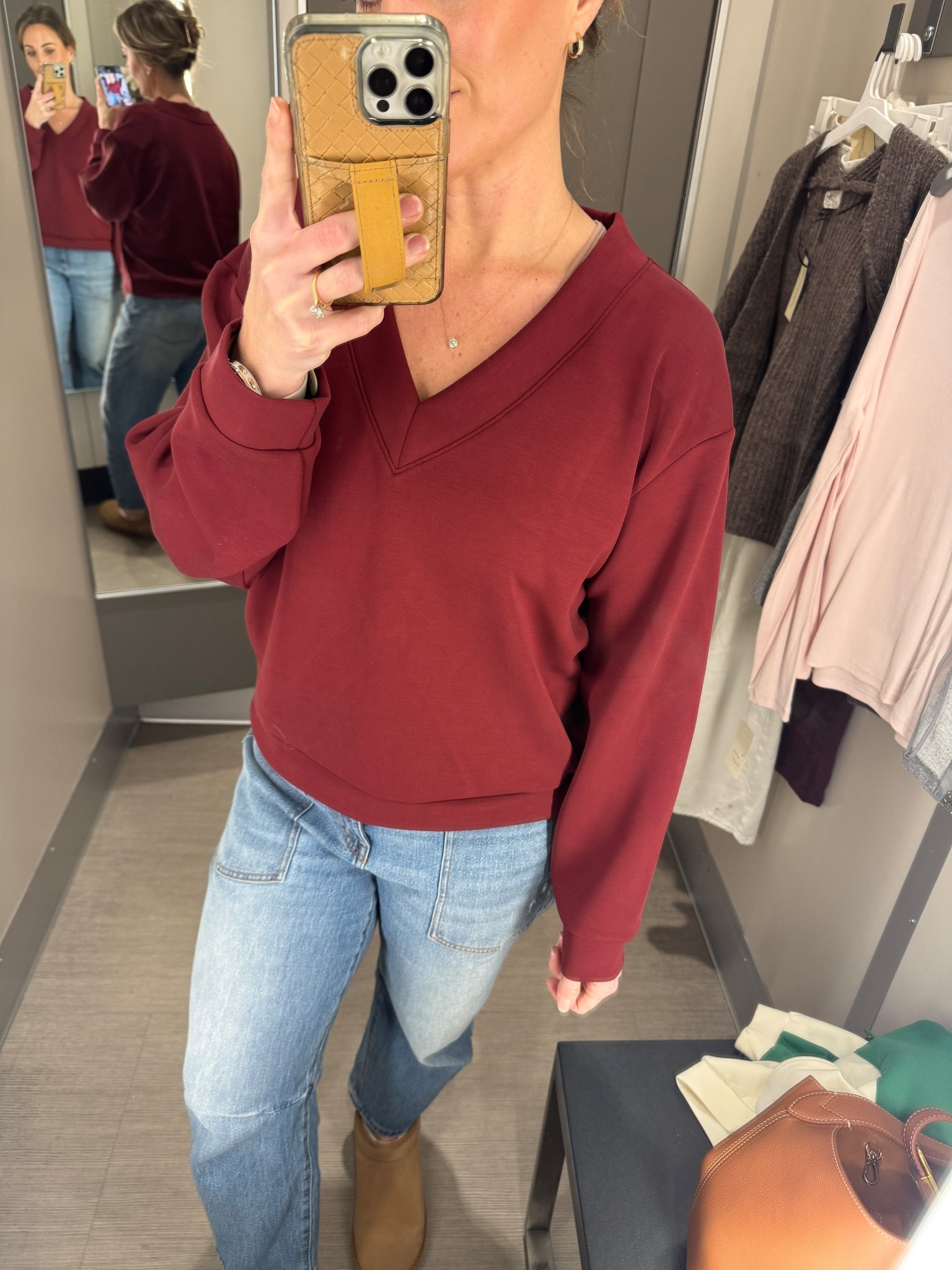 Comparable to Spanx air essential material! Comes in 4 colors  