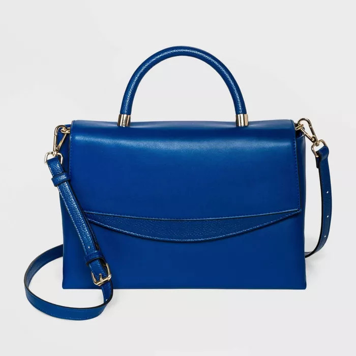 Magnetic Closure Top Handle Satchel Handbag - A New Day™ | Target