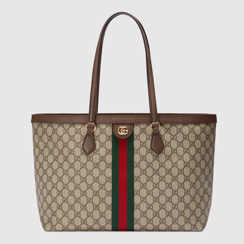 GUCCI Ophidia Medium Tote Bag, Beige, GG Canvas | Gucci (US)