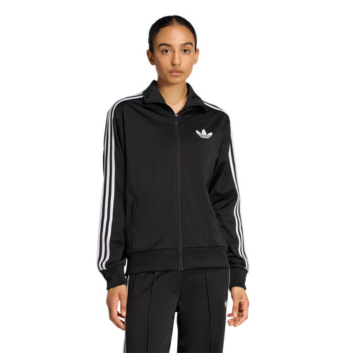 adidas Womens adidas Originals Firebird Classic Loose Track Top - Womens Black/White Size XS | Foot Locker (US)