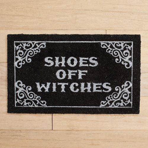 Shoes Off Witches Halloween Doormat | Pier 1 Imports