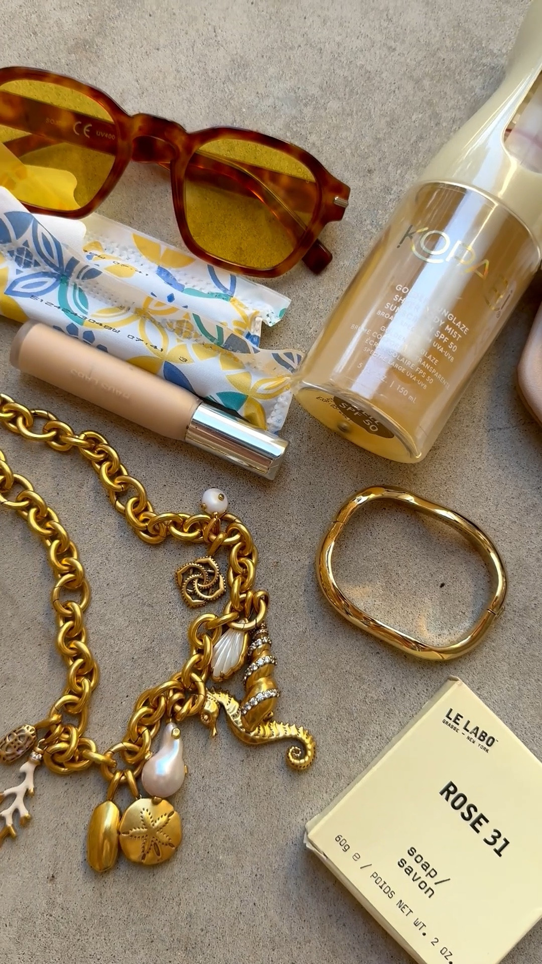 It’s Back to School baby!!! But these favorites are staying on my most loved list 👸🏼 the Kapari Golden Sunglaze is FABulous!!!  Smells amazing and makes your skin glow without being sticky or streaky. The Kendra Scott Charm necklace is iconic and worth the investment- charms are removable. Love these sunnies in yellow and of course obsessed with all the gold accessories. Add the Haus Labs concealer and voila! You’re back to school ready or country concert ready or even vacation ready! Xo!


Charm necklace 
Body mist 
Fragrance 
SPF 
Gold everyday jewelry 
Butter yellow 
Floral shoes 
Flower shoes 
Target style 


#LTKBeauty #LTKTravel #LTKStyleTip