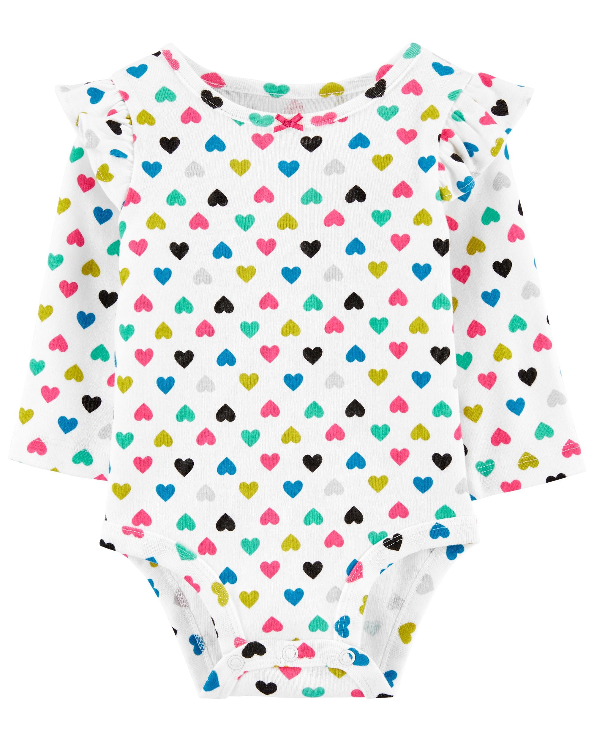 Heart Long-Sleeve Bodysuit | Carter's