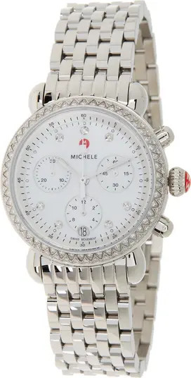 Women's Diamond Accent Stainless CSX36 Watch, 36mm - 0.62ctw | Nordstrom Rack