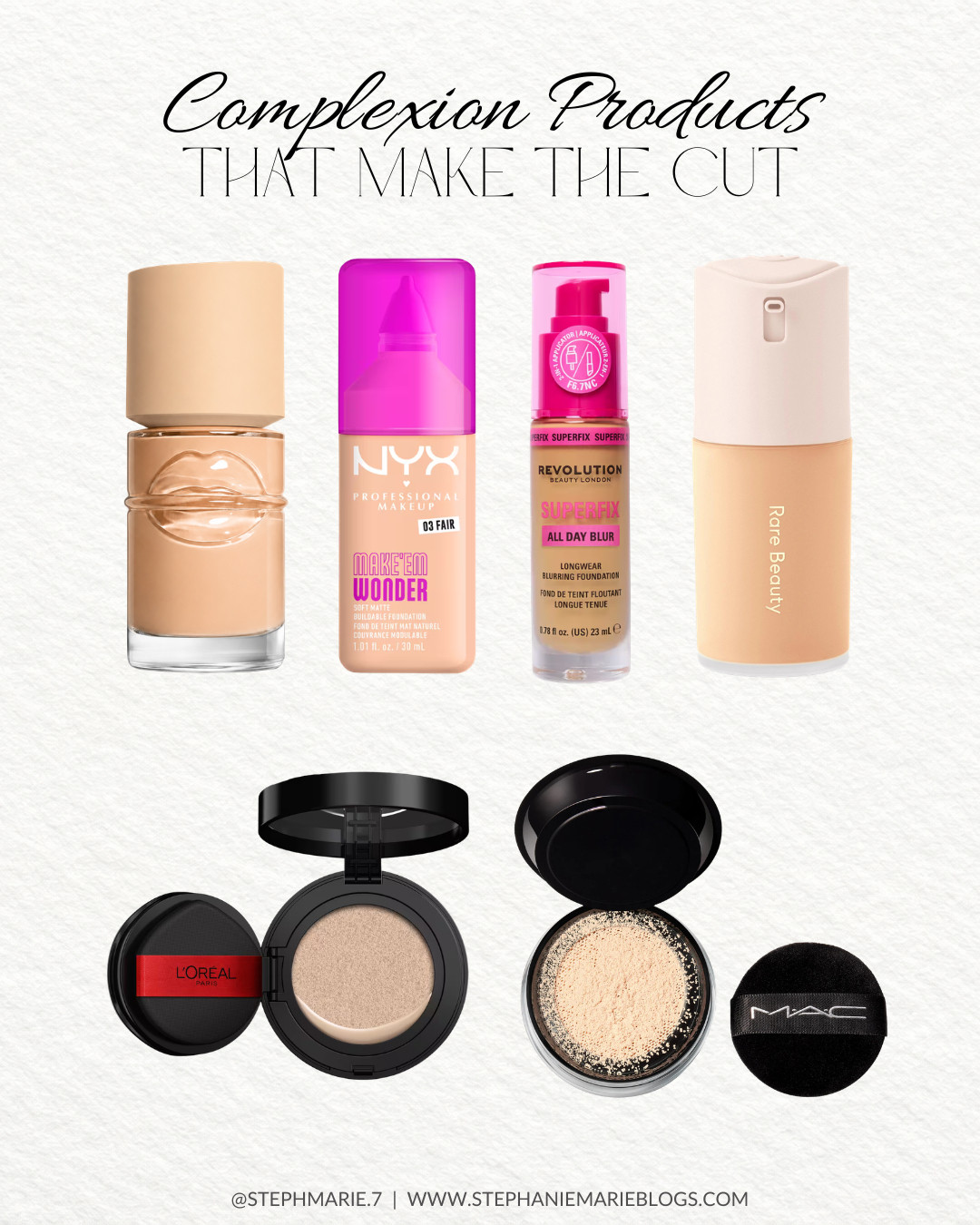 Complexion products that made the cut! ✨ These foundations and powders have stood out for their finish, coverage, and how they wear throughout the day. A mix of drugstore and high-end finds that are worth checking out!  

 #LTKOver40 #LTKBeauty
