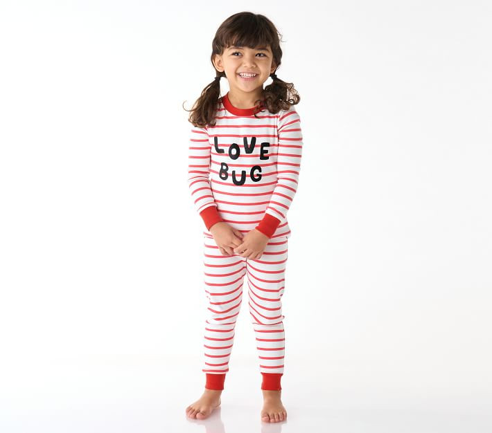 Love Bug Organic Pajama Set | Pottery Barn Kids