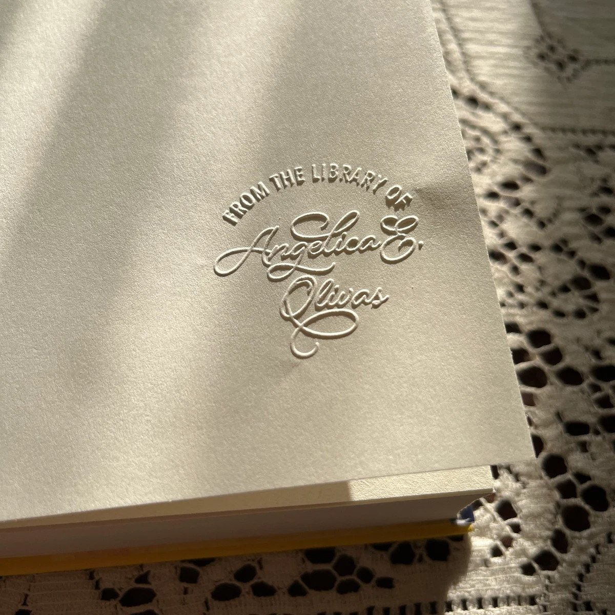 Custom Library Embosser, Personalized Embosser, Embossing Seal, Library, Penelope, Book Embosser,... | Etsy (US)