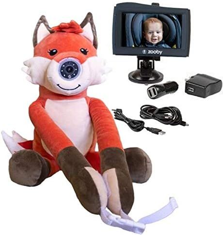 zooby kin Quick Glance Wireless Video Baby Monitor for Car, Home, Anywhere! Truly Portable Plush ... | Amazon (US)