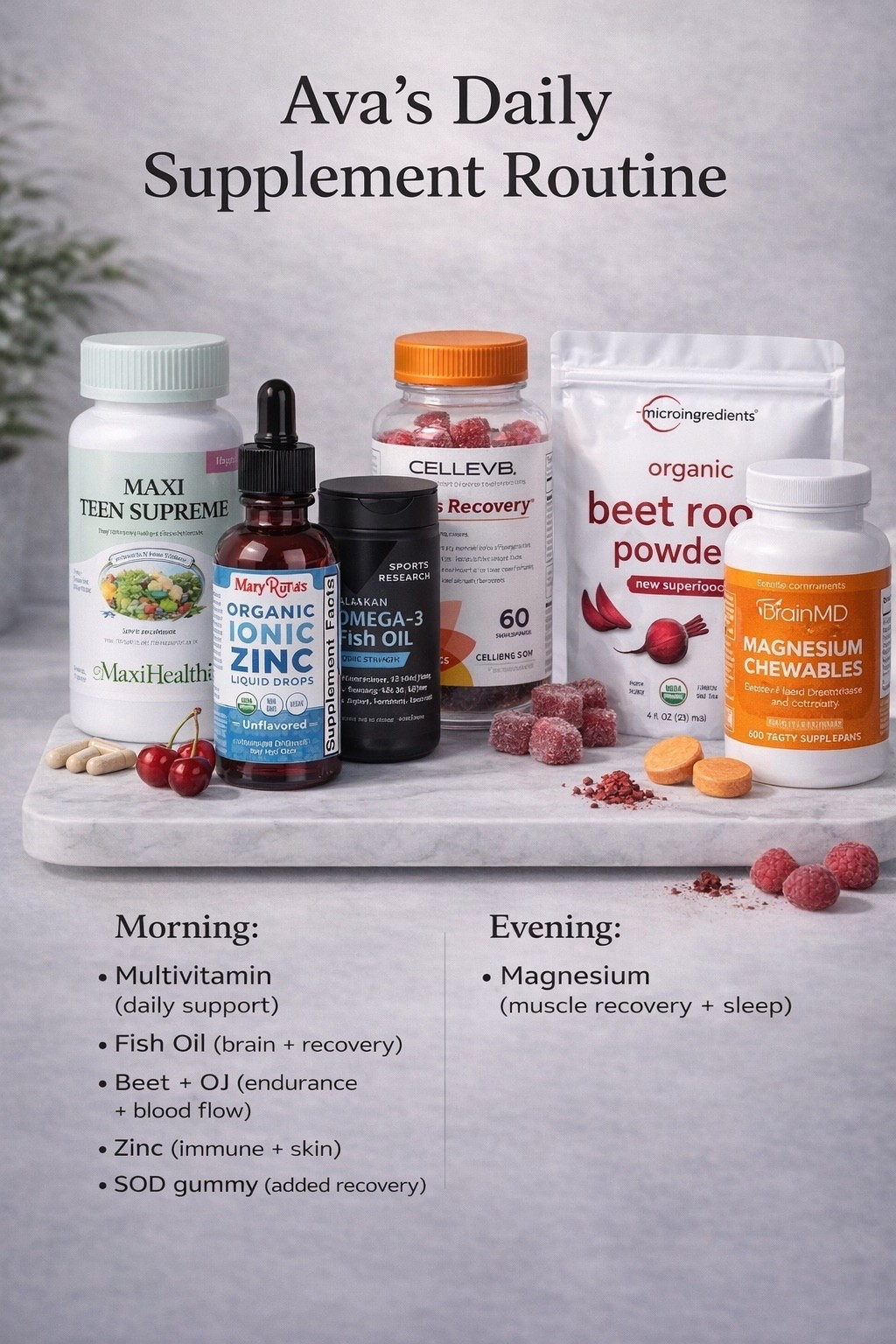 My 14 year olds daily vitamins and supplements 

#LTKKids #LTKfitnessgoals #LTKmomlife