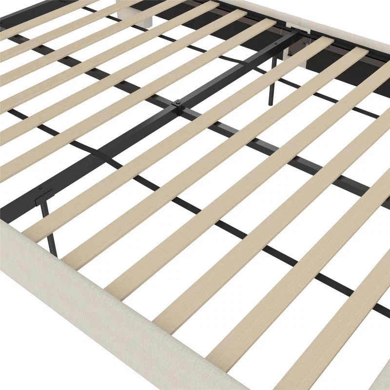 Birzer Queen Upholstered Wingback Bed | Wayfair North America