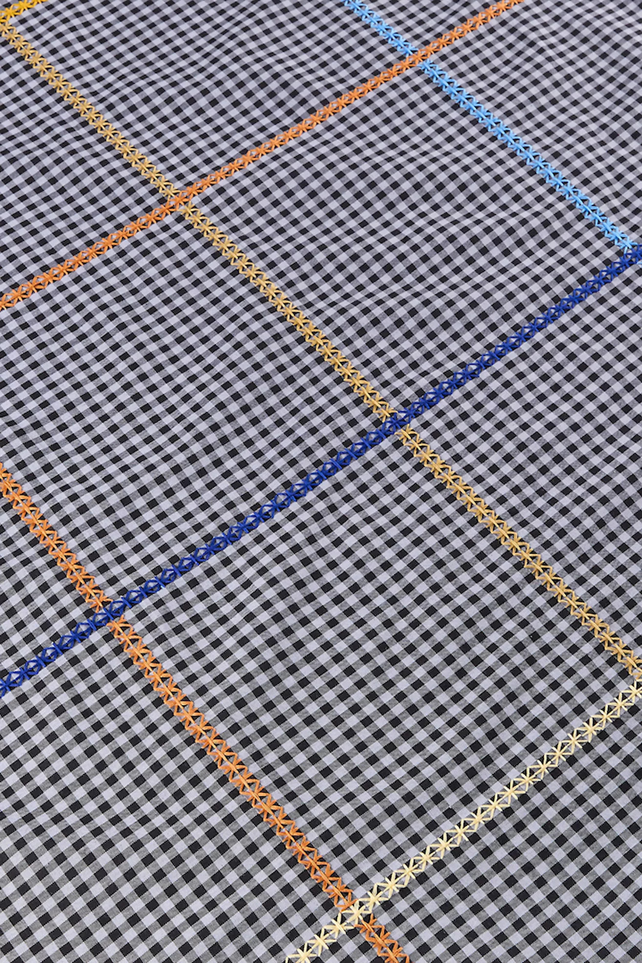 Casa Edel Cuadritos Hand-Loomed Small Tablecloth | Anthropologie (US)