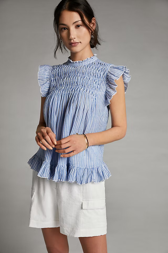 Uli Ruffled Blouse | Anthropologie | Anthropologie (US)
