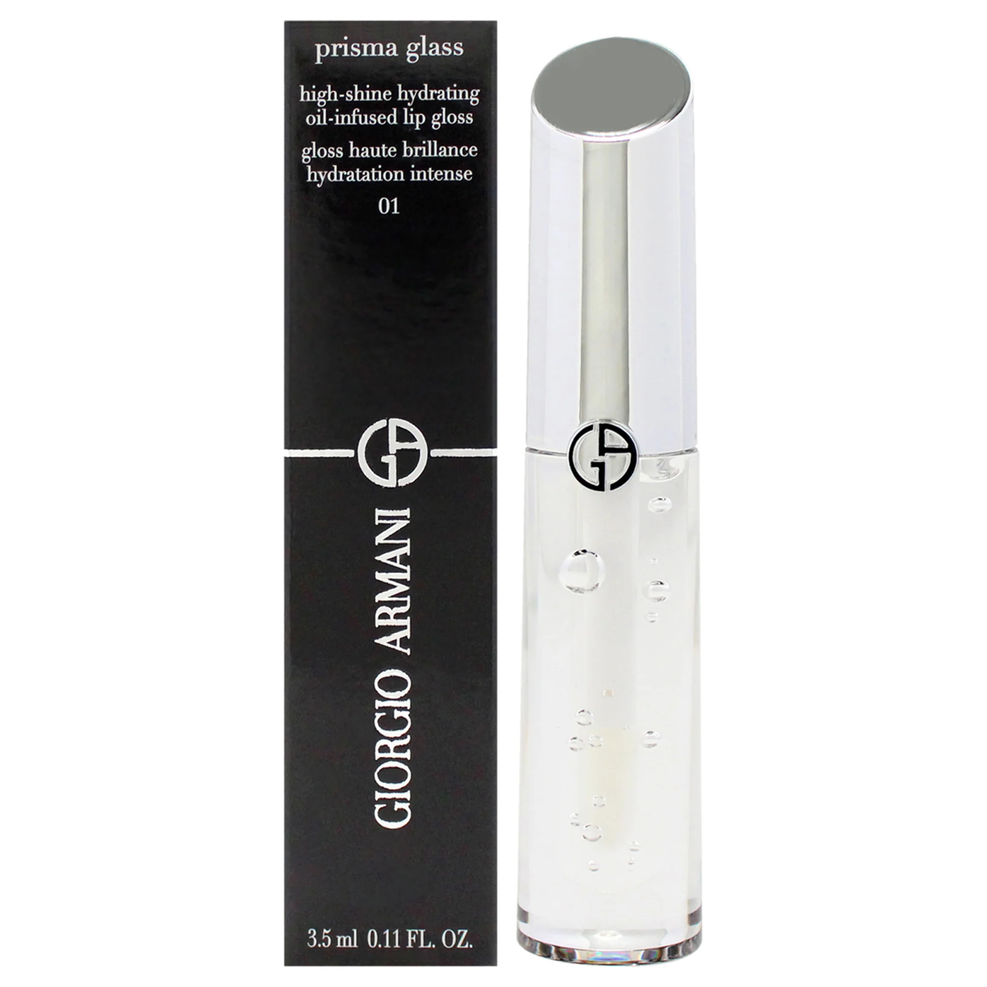 Prisma Glass Lip Gloss - 01 Clear Shine by Giorgio Armani for Women - 0.11 oz Lip Gloss | Shop Simon