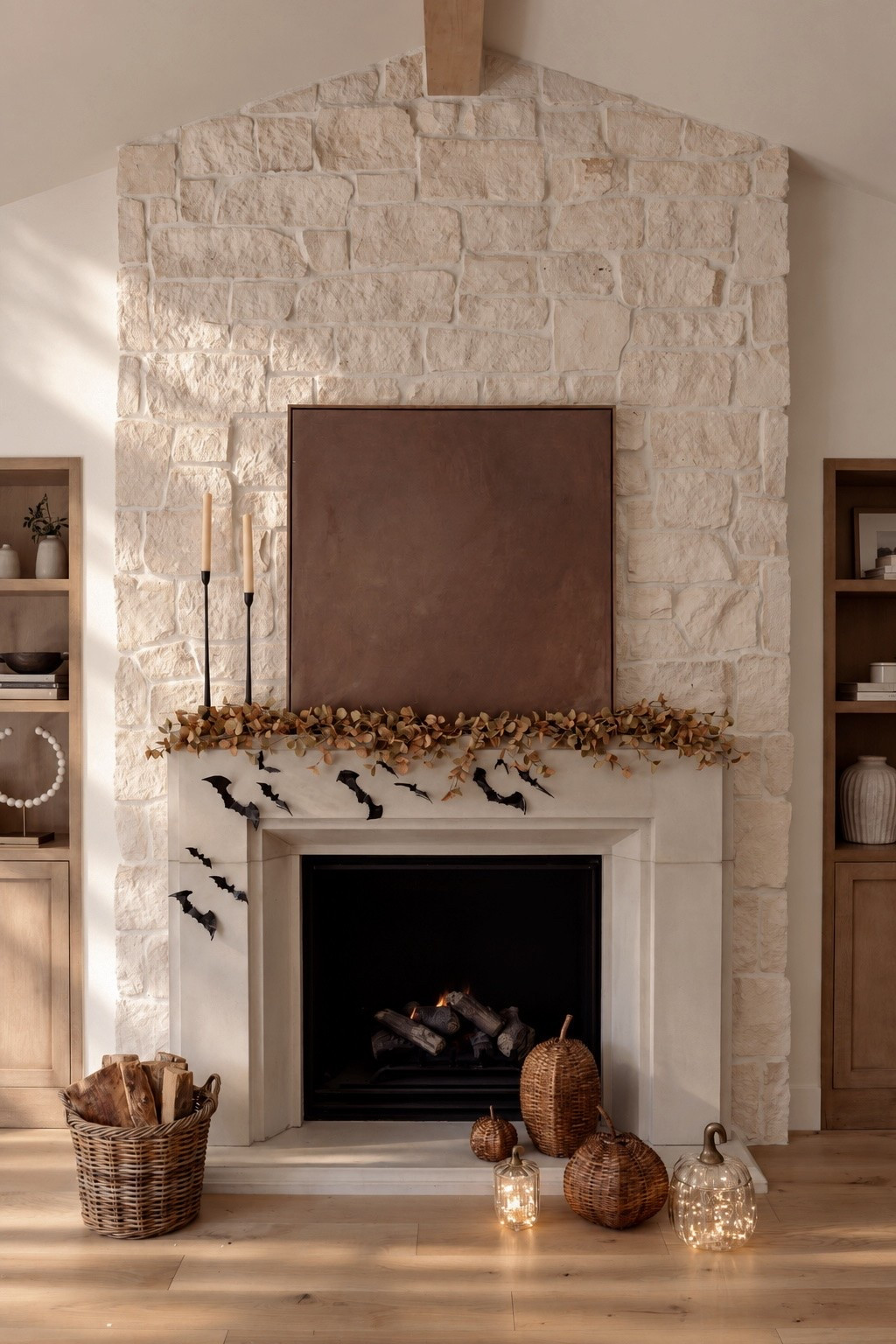 Halloween mantel decor!

#LTKHome #LTKSeasonal