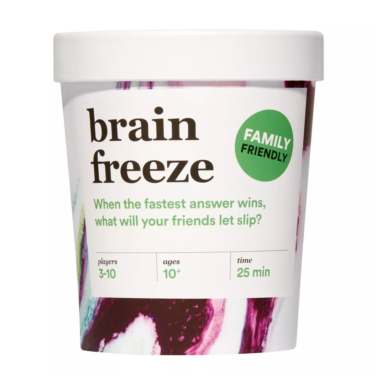 Brain Freeze Family Card Game: The Speak-Before-You-Think Party Game for All Ages - Family Editio... | Target