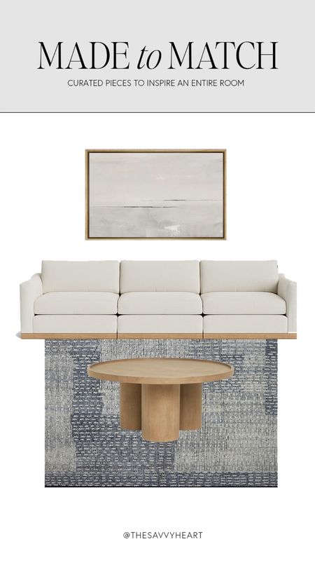 California casual- cream, white, ocean blue transitional living room design. 