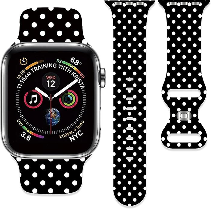 Sport Strap Compatible with Apple Watch Band 38mm 40mm 41mm 42mm 44mm 45mm 46mm 49mm Men Women,Ad... | Amazon (US)