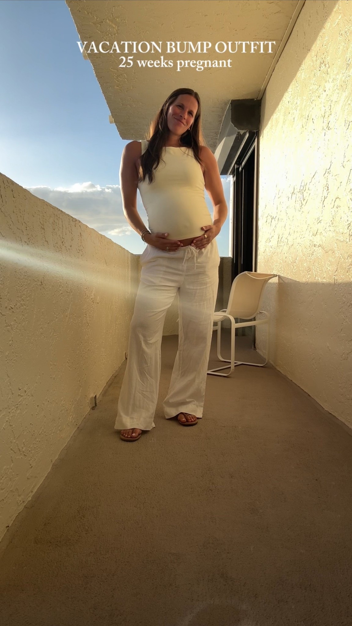bump friendly spring and summer outfit! pants are old target but linked similar 

#LTKTravel #LTKBump