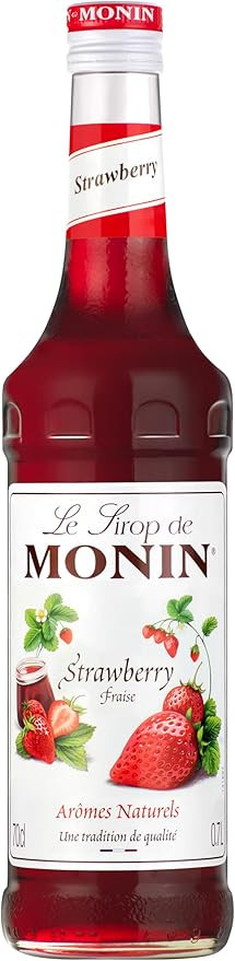 MONIN Premium Strawberry Syrup 700ml for Cocktails and Mocktails. Vegan-Friendly, Allergen-Free, ... | Amazon (UK)