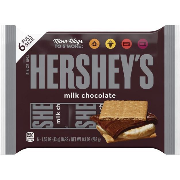 Hershey&#39;s Milk Chocolate Bar - 6ct | Target