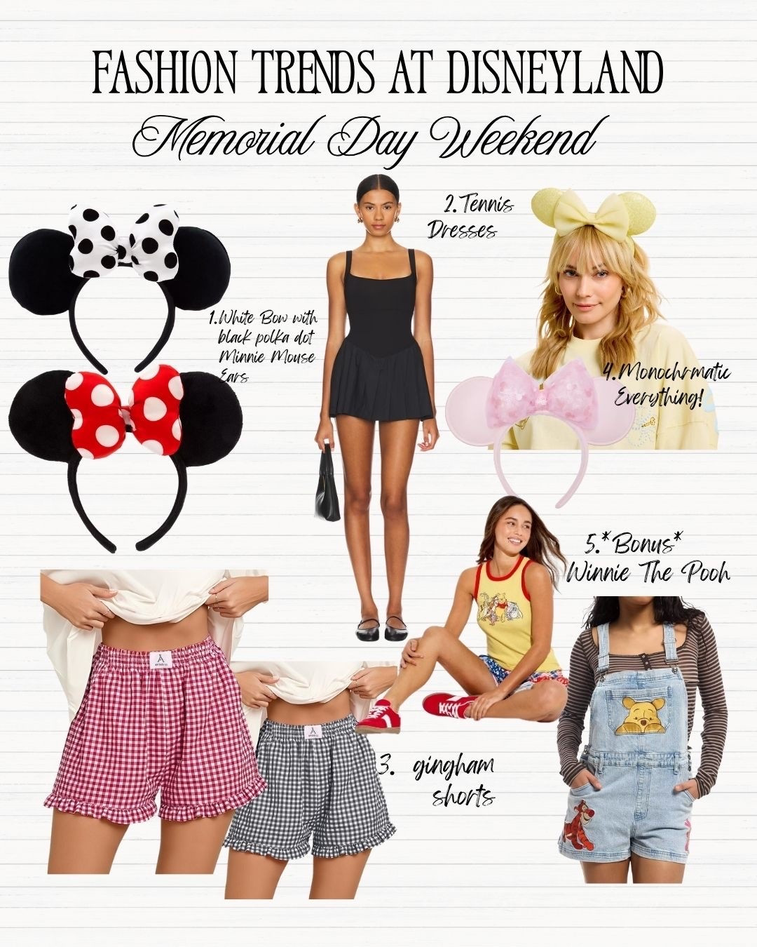 5 Fashion trends from Disneyland over Memorial Day Weekend!

#LTKootd #LTKmomlife #LTKgrwm