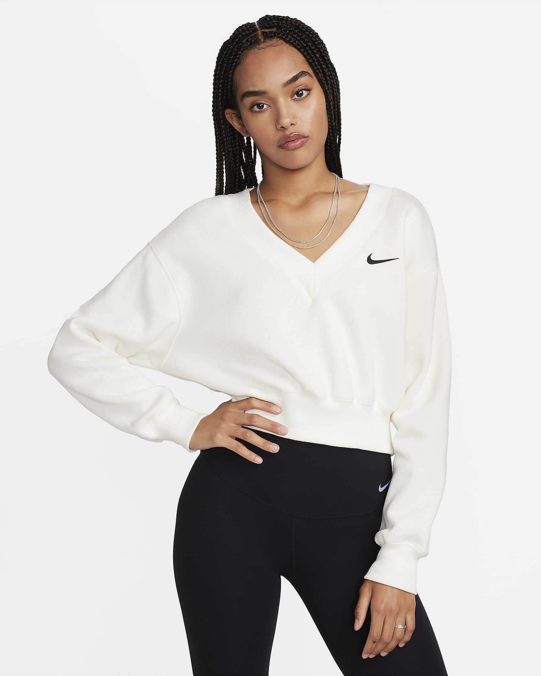 Women's Cropped V-Neck Top | Nike (US)