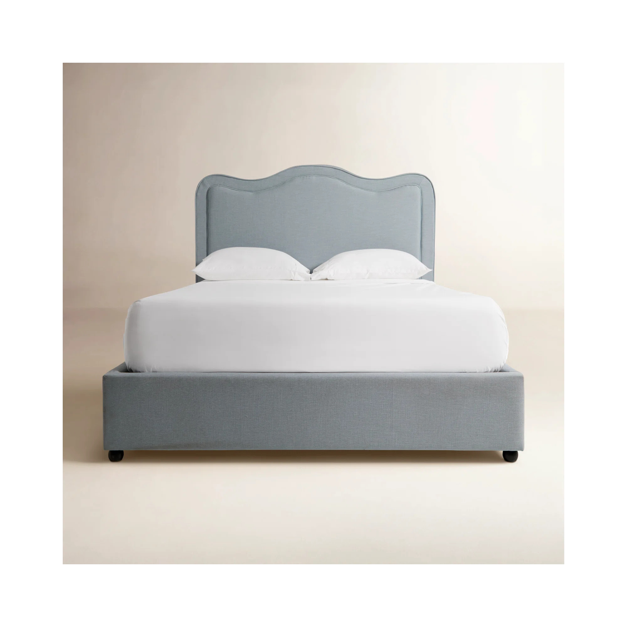 Upholstered Scalloped Bed | Birch Lane