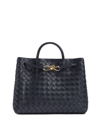 Medium Andiamo Intrecciato Leather Shoulder Bag | Bloomingdale's (US)