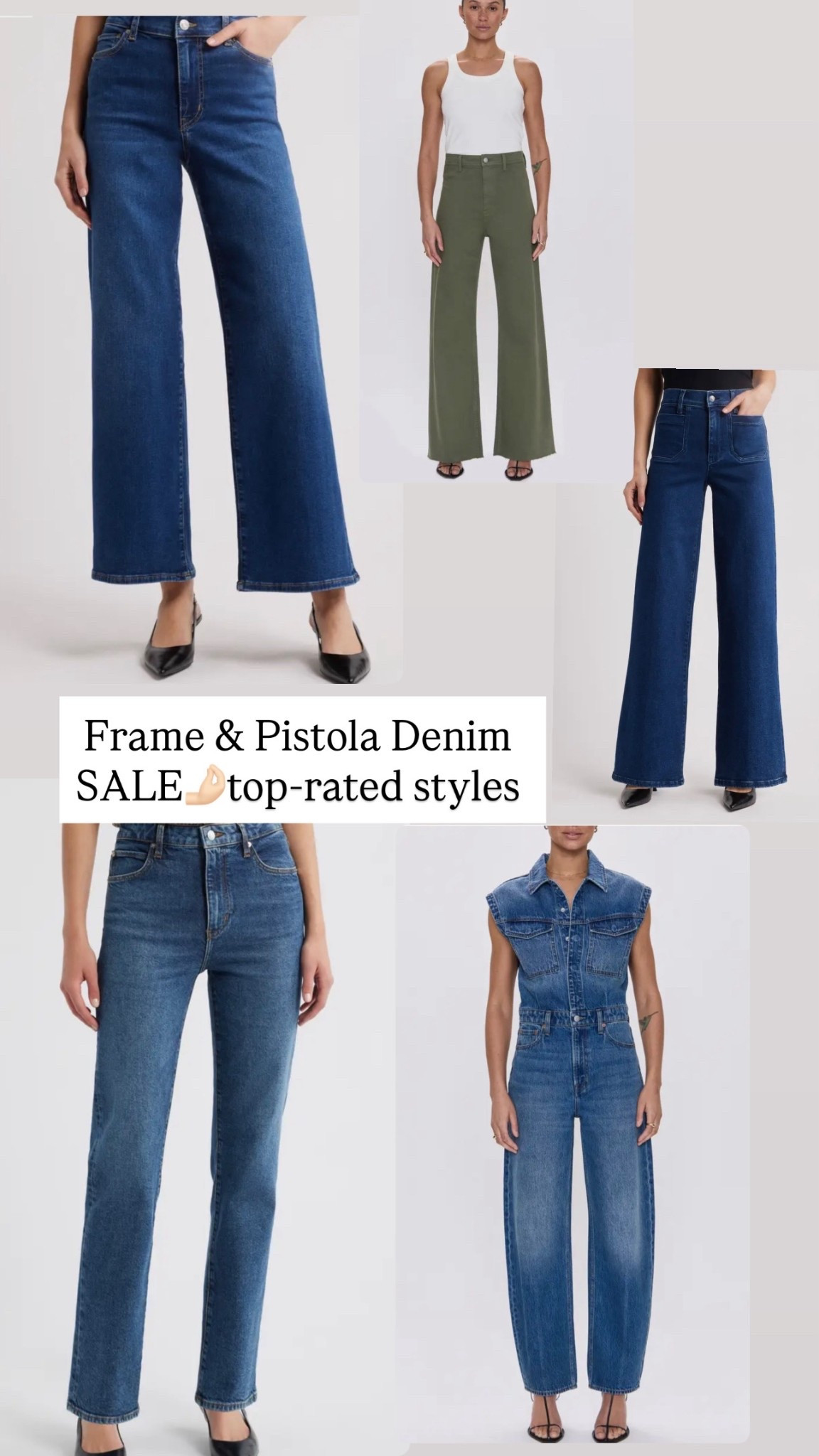 Nordstrom half-yearly sale 
Pistola and Frame denim 25-40% off 
Favorite jeans 

#LTKSaleAlert #LTKOver40 #LTKootd
