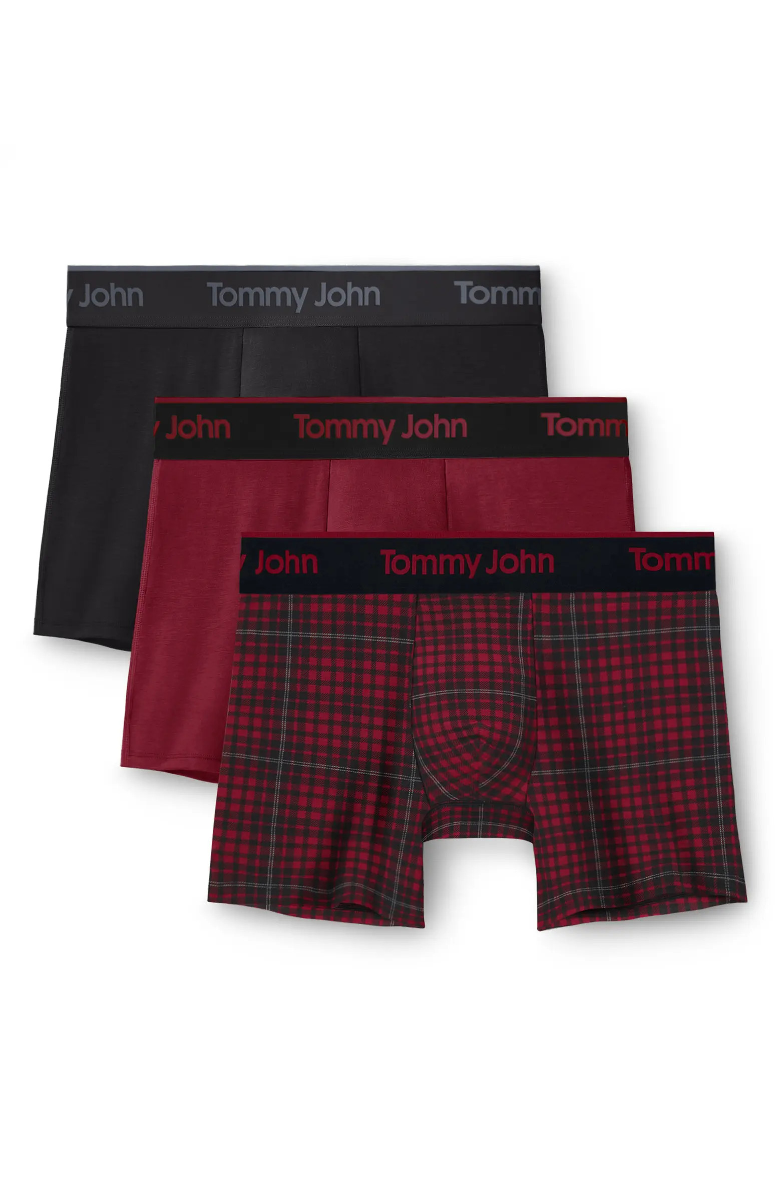 Assorted 3-Pack Second Skin 4-Inch Stretch Modal Boxer Briefs | Nordstrom