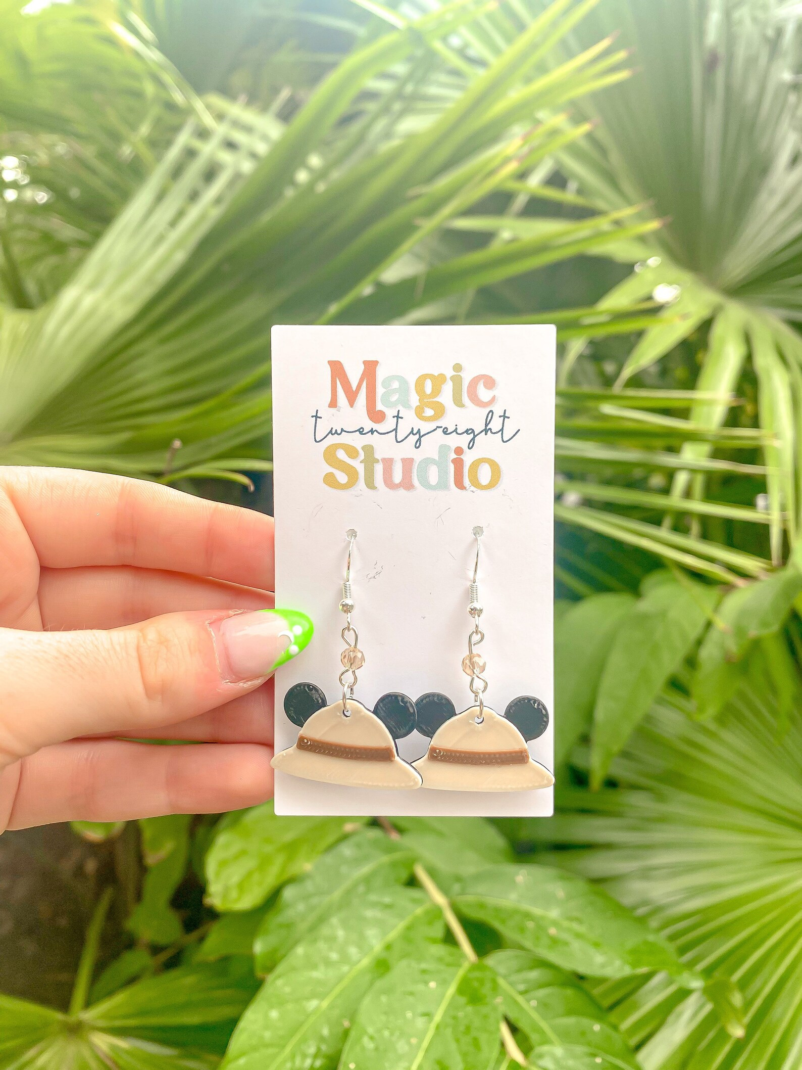 Safari Mouse Hat Earrings | Animal Kingdom Earrings - Etsy | Etsy (US)