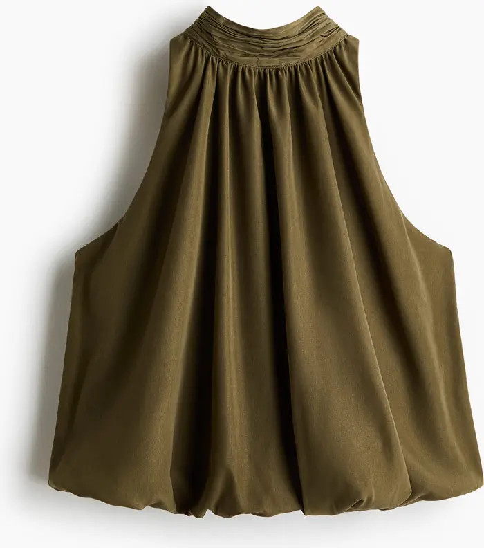 H&M Bubble-hem Halterneck Top | Nordstrom | Nordstrom