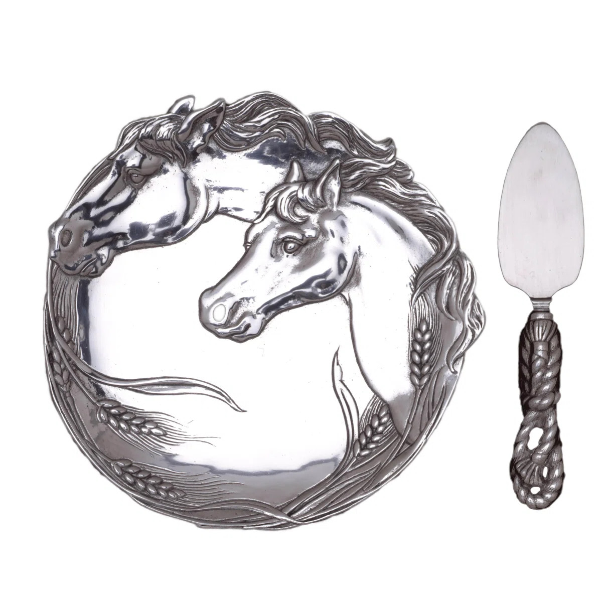 Arthur Court Designs Equestrian Serving Dish | Wayfair North America